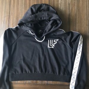 LF Cropped Oversized Hoodie